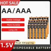 NEW AA Battery 1.5V AAA Disposable Alkaline Dry Battery for LED Light Toys Mp3 CameraFlashShaverCDPlayerWireless Mouse