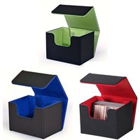 100+Trading Card Deck Box Storage Holder Organizer Cards Case for Card Collectible Game Card Cases Protectors Container