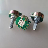 Step Potentiometer 21 Gears B Type Double Potentiometers Tone 6 Pin Chip Resistor B10K B50K B100K For Electric Guitar Bass