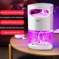 Mosquito Killer Lamp USB Automatic UV Attractant Household Electric Insect Trap Physical Suction Type Mosquito Zapper For Home