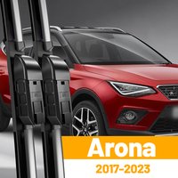 Wiper Front Wiper Blades For SEAT Arona 2017-2023 2018 2019 2020 2021 2022 Windshield Windscreen Front Window 26"+18"
