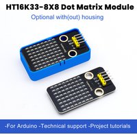 New Model HT16K33_8X8 Dot Matrix Module DIY Electronic Building Block for Arduino IDE Programming Compatible With Lego Blocks