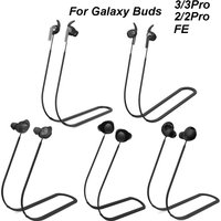 Ear Hook For Samsung Galaxy Buds 3 3Pro Galaxy Buds 2 2Pro FE Earbuds Eartips Anti-Lost Lanyard Earhook Ear Tips Accessories