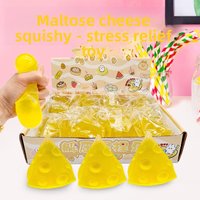 Cheese Cheese Maltose Pinch Music Handmade Ball Stall Toy Slow Rebound Decompression Vent Artifact Mini Decompression