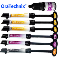 DX Esthetic Dental Light-Curing Composite Resin Enamel /Incisal/Posterior dentin Teeth Restoration Nano Hybrid Resin Set