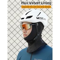 AliExpress West Biking WEST BIKING Winter Fleece Balaclava for Cycling and Running Non-Slip Sport Caps Windproof Ear Neck Protection Thermal Sport Gear