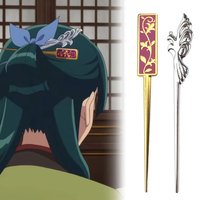 Anime Maomao Hairpins Earrings Anime Cosplay Accessories Props Headwear Women Girls Halloween Role Play Props Charm Gifts