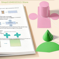 Montessori Educational Tracing Workbook Set for Kids - DIY Math Learning 3D Geometry Quiet Book for Spatial Thinking Training