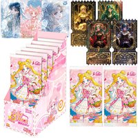 Sailor Moon "10th Anniversary" Anime Trading Cards Booster Box Premium Waifu Collectible TCG Cards with Tsukino Usagi & Inner Se