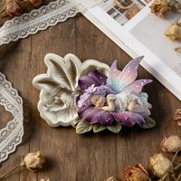 Petal Sleeping Spirit Silicone Mold, Dipping Mold, For Making Resin and Gypsum Artifacts, Decoration Pendants