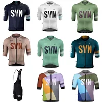 SYN cycling top summer road bike jersey breathable quick drying cycling short sleeved top cycling jacket bib