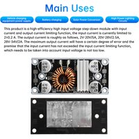 High-Power DC-DC Buck Power Module 100V Input to 5V/12V/24V Output 8A Current High-Voltage Resistance Converter