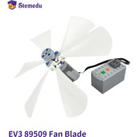 DIY Propeller Parts Technical EV3 89509 Wind Fan M Motor Building Block Fun Blades Accessories Compatible with Leduo for Kid