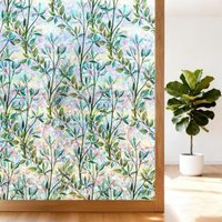 3D Rainbow Stained Glass Window Film Privacy Static Cling Non Adhesive UV Block Heat Control Sun Block for Home Office Living