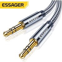 Essager Aux Cable Speaker Wire 3.5mm Jack Audio Cable For Car Headphone Adapter Jack 3.5 mm Speaker Cable For Samsung Xiaomi