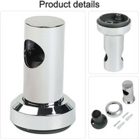 1pcs 22mm Wall Rod Shower Fitting Bracket Wall Bracket Riser Bracket Holder Chrome ABS Bathroom Fixture Accessories