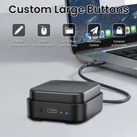 Custom keyboard shortcuts Customizable volume up/down buttons Tri-mode keyboard supports Windows and Mac For office gaming