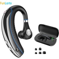 Bluetooth Headset, Bluetooth Earpiece with Noise Canceling Microphone, V5.3 Wireless Headset with Charging Case Mute Button
