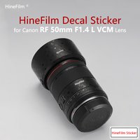 Hinefilm Skin for Canon RF50 F1.4L Lens Skin rf50f1.4 Lens Sticker for Canon RF 50 1.4L VCM Lens Decal 50f1.4 Wrap Cover 50 1.4