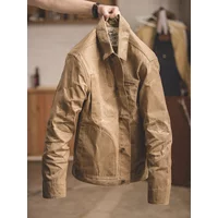 Arthur Morgan Game RDR2 Same Style Jacket American workwear jacket Western denim clothing Oil wax jacket men's autumn cosplay