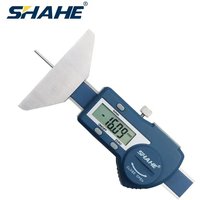 Shahe Depth Gauge Digital Car Tyre Tire Tread Depth Gauge Meter Measurer Tool Stainless Steel Caliper Range 0-25mm/0-50mm