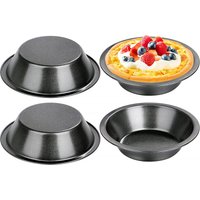 5Inch Mini Tart Tin Round Carbon Steel Pie Dishe Nonstick Tart Cake Pastry Pizza Baking Mold Pie Pan Baking Tray Kitchen Tool