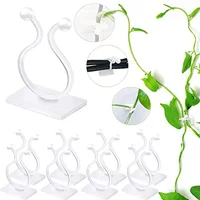 Plant Climbing Self-Adhesive Wall Vines Tools Fixture Plant Wall Fixture Clips Fixed Buckle Hook for Home Garden Wall Sticky