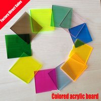 Colorful Translucent Acrylic Board (PMMA) Plexiglass Tinted Plate Red/Green/Orange For DIY/Display Projects/Wedding&Home Decor