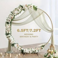 Circular Arch Bracket, Suitable for Weddings, Birthdays, Parties and Other Occasions, Easy to Install and Remove