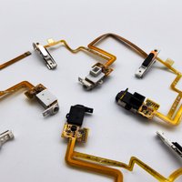 Kabel Flex z Gniazdem Audio do Słuchawek dla iPod Classic 6. i 7. generacji, Video 5. i 5.5. generacji, 30GB/60GB/80GB/120GB/160GB, Wersja Cienka/Gruba