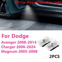 Car Door Light LED Ghost Welcome Emblem Light For Dodge Charger 2006-2019 2007-2010-2013-2018 Magnum 2005-2008 Avenger 2008-2014