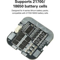 4S 60A 21700 Lithium Battery Protection Board with Balancing Circuit 3.7V Series 18650 Rechargeable Battery Protection Board