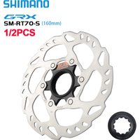 SHIMANO RT70 Center Lock Disc SM RT70 160MM1/2PCS Disc Rotor Ice Technologies 105 R7000 Series Disc Brake Rotor MTB/Road Rotor