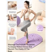 Solid Liquid Soft Rubber Finger Pressure Board Ultra-slow Running Foot massage pad Thickened Protrusions foot pad for home use