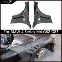 For BMW 4 Series M4 G82 G83 Carbon Fiber Fender Bumper Retrofit the replacement Openings leaf plate Car Accessories Body Kit