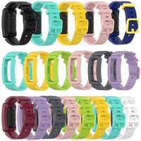 Classic Wristbands Sports Bracelet Strap for Fitbit Ace 2 Inspire HR Watch Band Silicone