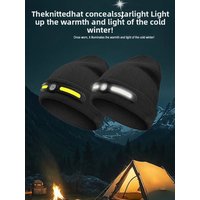 AliExpress COB Head Light Winter Cycling Cap Windproof Keep Warm Skiing Cap Road Cycling Warm Hat Snow Outdoor Sport Bike Winter Fleece