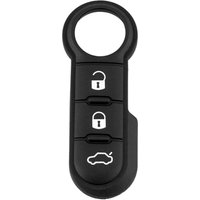 3-Button Car Key Fob Case Replacement Rubber Pad Outdoor Personal Car Part Decoration for Fiat 500 Panda Abarth Punto