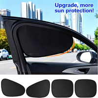 Sun Visor for Car Side Window 4-Layer Sun Shade Curtains Anti-Glare UV-Blocker Auto Internal Blocker 99.9% UV For Toyota/Tesla