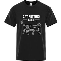 Men's High Quality Cotton Short Sleeve Space Funny Cat Print Cool Exclusive Cat Graphic Men Tshirt Big Size Unisex Tee Shirt