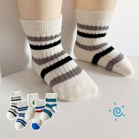 5 Pairs Baby Cotton Socks – Soft Crew Length, Breathable and Comfortable, Suitable for All Seasons