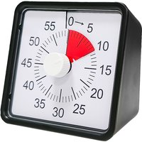 60 Minute Visual Timer for Kids and Adults, Silent Countdown Timer for Home, School,Classroom