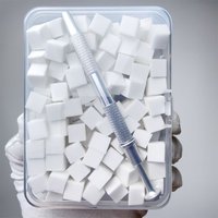 1set 101pcs nail enhancement art tool set 100pcs white Patting cotton sponge grain gradual shade powder blusher nail clip DIY
