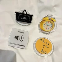 Korean Cute Cartoon Magnetic Holder Grip Tok Griptok Phone Stand Holder Support For iPhone 16 15 14 11 For Pad Magsafe Smart Tok
