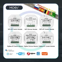MOES Smart ZigBee WiFi Schalter Modul Licht Dimmer Vorhang Schalter Smart Life App Fernbedienung Alexa Google Home Sprachsteuerung