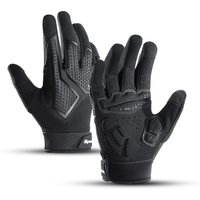 Spring Autumn MTB Cycling Gloves Breathable Non-Slip Shock-Absorbing Touch Screen Black Tactical Gloves Motorcycle Gloves Men