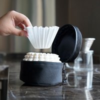 Hand Drip Coffee Wave Paper Filter Storage bag Disposable or Reusable Coffee Filters Organizer Pouch Portable Hand Brewing