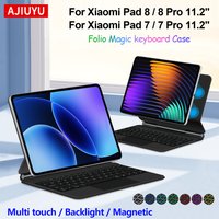 Clavier magique magnétique pour Xiaomi Pad 8 / 8 Pro, étui intelligent de 11.2 pouces pour Mi Pad 7 MIPad 7 Pro, housse de clavier multi-touch de 11.2 pouces
