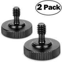 Thumb Screw Camera Quick Release 1/4 inch Thumbscrew L Bracket Screw Mount Adapter Bottom 1/4 inch-20 Female Thread