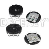 10pcs Single Gear Dial Potentiometer 1K 5K 10K 20K 50K 100K Ohm Volume Switch Disk B102 B502 B103 B203 B503 B104 Radio MP3/MP4